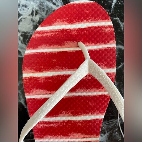 ❤️ NWT USA flag 4th of July beach Old Navy flip flops - Picture 2 of 8